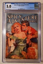 Spicy Adventure Stories #39 - January 1938 - CGC 5.0 VG/FN Pulp Magazine picture