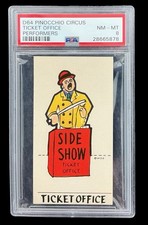 1930 pinocchio circus D64 ticket office booth; disney side show PSA 8 (P2, 4^) picture