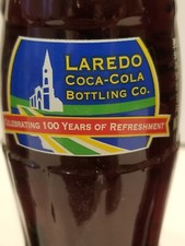 Laredo Coca Cola Bottles 100th Anniversary 6 Pack with Original Box picture