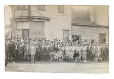 1911 Austin MN RPPC postcard Cover Baseball Team in street to PA E S Dinifee picture