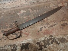 Confederate Naval Cutlass -Original 1861 US Civil War Short Sword-Rare picture