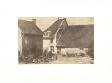 Fortuné-Joseph Petiot-Groffier Farmyard seen from l'atelier Environs picture