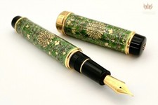SAILOR ARITA GEN EMON KILN OURYOKUSAI KABUTO KARAKUSA ARABESQUE FOUNTAIN PEN picture