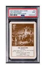 1899 Fireside Bible Game/New Testament Game #K2 The Crucifixion - PSA 9 - Pop 1 picture