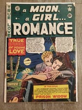 A Moon a Girl Romance #12 EC 1950 Feldstein One of the Rarest EC Comics Known VG picture