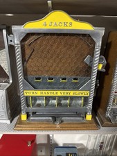 Vintage Fields 4 Jacks 1c Penny Drop Trade Stimulator Arcade Machine Repop picture