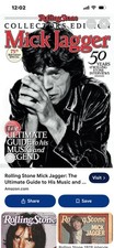Unpublished Photo Of Mick Jagger In Concert 1978 Toned 11x14 Photographer Signed picture