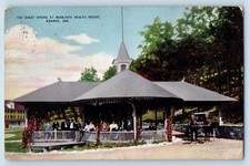 Kramer Indiana IN Postcard The Great Spring At Mudlavia Health Resort c1910's picture