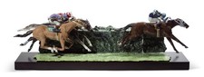 Lladro At The Derby Horse Sculpture Glazed Porcelain Figurine Limited 01001967 picture