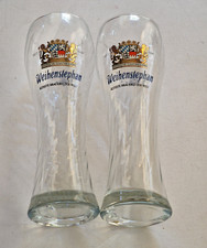 Weihenstephaner 2  TALL BEER GLASS 0.5L ca 1pint M22 picture