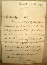 All Original 1897 Woodrow Wilson Hand Written Letter to Arthur Hadley picture
