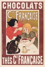 Original Art New Poster, Steinlen, Cafe Chocolate The, Cat, 1895 picture