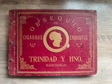 RARE CUBA CUBAN TRINIDAD Y HERMANOS CIGAR PHOTO ALBUM BOOK 990 CARDS CARD PHOTO picture