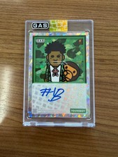 AUTOGRAPHED 10/10 RARE YoungBoy Never Broke Again x BAPE® x GAS Cracked Ice Foil picture