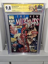 New Mutants #98 CGC SS Signature Sketch STAN LEE Double Cover 9.8 1st Deadpool picture