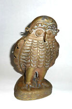Antique Philippines T'boli Tribal Owl Figure Bronze Metal Statue 1 of a kind picture