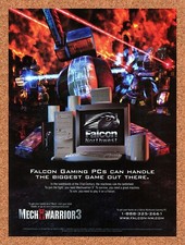 1999 MechWarrior 3 Falcon Northwest Original Advertisement / Retro Promo v2 picture