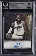 2025-26 TOPPS CHROME X CACTUS JACK AUTOS BLACK REFRACTOR LEBRON JAMES BGS 9 picture