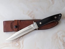 Superb R.W. Loveless Maker Custom 6” Fighter Knife Riverside, Calif. Orig Sheath picture