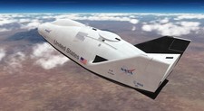 NASA X-38 Crew Return Vehicle (CRV) Wood Model Large picture