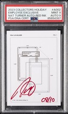 2023 COLLECTORS HOLIDAY #A002 HOLIDAY EMPLOYEE EXCLUSIVE PSA 9 AUTO 9 picture