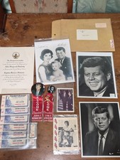 1960 John F Kennedy Political Memorabilia Photos & Autographs Lot picture