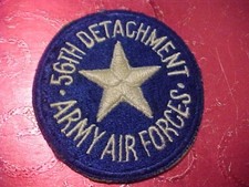 CERTIFIED WW2 U.S. ARMY AIR FORCE AAF 56 TH FLIGHT TRAINING WING PATCH ORIGINAL picture