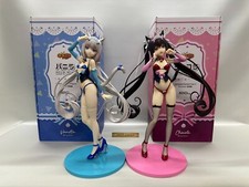 USED BINDing Native Nekopara Vanilla & Chocola Bunny Suit Ver. 1/4 Scale Figure picture