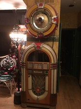 1946 Original Wurlitzer model 1015 Jukebox Bubbler With Speak Plays 78's picture