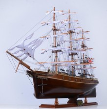 Wooden Sailing Ship Model Cutty Sark 86cm (34in) Japanese Interior Decor picture