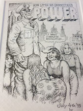 Robert Crumb - original drawing to celebrate the 4th of July  - POWER  picture