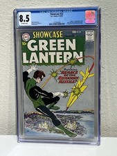SHOWCASE 22 CGC 8.5 OFF-WHITE PAGES 1ST HAL JORDAN GREEN LANTERN 1231983004 picture