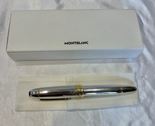 MONTBLANC PLATINUM 18K GOLD FOUNTAIN PEN MODEL: M12149 WITH CERTIFICATE picture