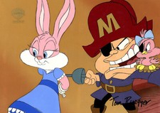 Tiny Toons Adventures-Original Cel-Babs/Montana Max/Sweetie-Rainy Daze-Signed picture