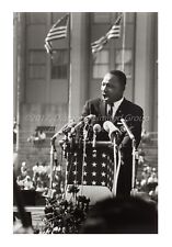 Martin Luther King Jr 1964 Solider Field Peace Rally Historic Original Photo Set picture