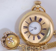 Museum-Grade 18k Gold Patek Philippe Ladies Pocket Watch - Imperial Royal Court picture