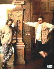 THE BIG LEBOWSKI JOHN GOODMAN JEFF BRIDGES SIGNED 11X14 PHOTO AUTOGRAPH BECKETT picture