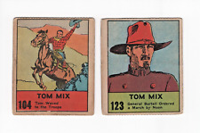 (2) 1930's R23 Big Little Book Cards Tom Mix #104 + #123 TOUGH picture