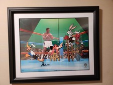 ULTRA RARE (1-10) EMPTY THAT GLOVE LTD ED CEL SIGNED BY MOHAMMED ALI (W/COA) picture