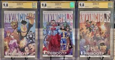 INVINCIBLE #124-125-126 CGC 9.8 SS SIGNED BY RYAN OTTLEY REBOOT COMPLETE SET picture