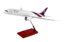 Skymarks SKR8901 Thai Airways Boeing 787-8 Dreamliner Desk 1/100 Model Airplane picture