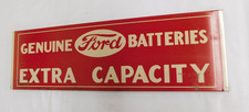 OEM Original Ford Genuine Batteries Sign 1940's Battery Rack Display picture