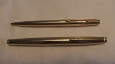 Parker 75 Presidential Set of 14K Gold Ballpoint & Fountain Pen MINT Rare Find picture