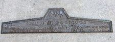 Beth Torah Congregation Jewish Vintage Brass Plaque Heavy 52-1/4