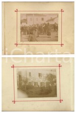1898 TRIVOLZIO (PV) Party in Piazza SAN CORNELIO - Villa Garden *2 photos picture