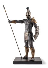 NEW LLADRO SPARTAN SCULPTURE #9695 BRAND NIB X-LARGE GREEK EMPIRE SAVE$$ F/SH picture
