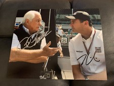 Tim Cindric & Roger Penske Signed Indianapolis 500 8 X 10 Autographed Indy Car picture