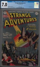 STRANGE ADVENTURES #4 CGC 7.0 VF- 1951 DC SCI-FI CLASSIC GOLDENAGE picture