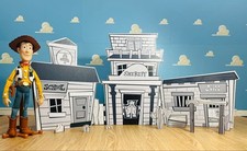 Toy Story Roundup Western Town Background Life Size Woody #9e71f0 picture