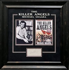 Michael Shaara The Killer Angels Gettysburg Autho Signed Autograph Photo Display picture